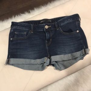 Express blue jean shorts